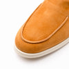 Zelli Italia 16-621-CGN LIVORNO Sueded Italian Goatskin Loafer Cognac