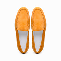 Zelli Italia 16-621-CGN LIVORNO Sueded Italian Goatskin Loafer Cognac