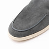 Zelli Italia 16-621-GRY LIVORNO Sueded Italian Goatskin Loafer Grey
