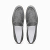 Zelli Italia 16-621-GRY LIVORNO Sueded Italian Goatskin Loafer Grey