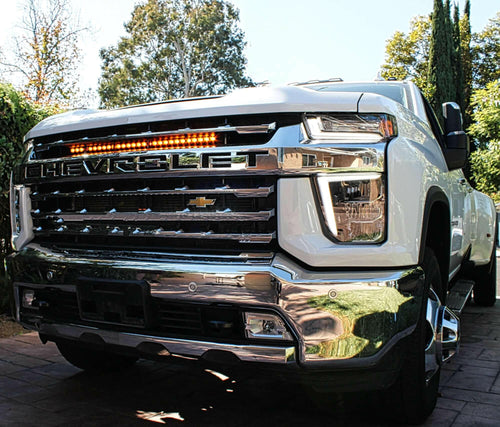 2020+ Chevrolet Silverado 2500/3500HD Single 30in Light Bar M&R Automotive