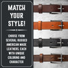 The Icon Leather Belt Main Street Forge