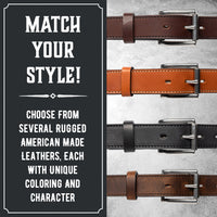 The Icon Leather Belt Main Street Forge