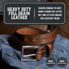 The Icon Leather Belt Main Street Forge