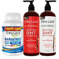 Shiny Leaf Bariatric Multivitamin with Iron With DHT Original Shampoo and