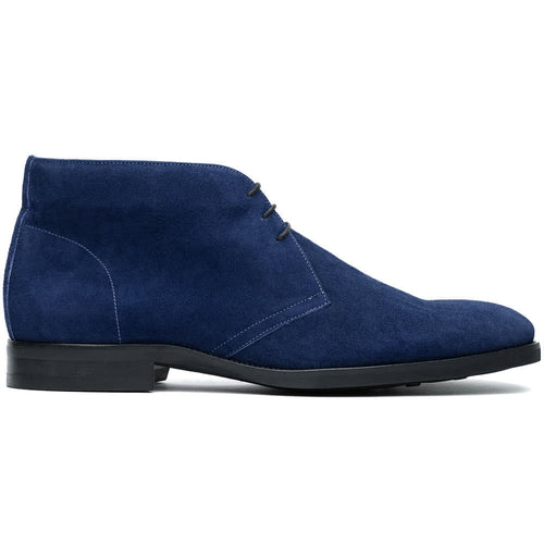 Zelli Italia Zelli Italia 46-592-NVY MARCO Suede Calfskin Chukka Boot, Navy