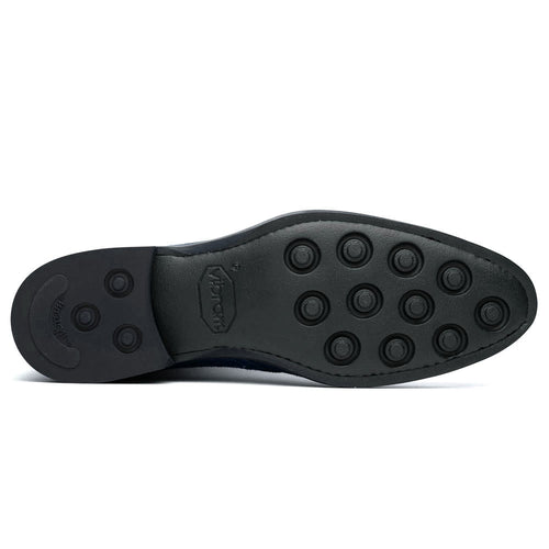 Zelli Italia Zelli Italia 46-592-NVY MARCO Suede Calfskin Chukka Boot, Navy