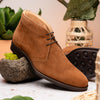 Zelli Italia 46-592-TOB MARCO Suede Calfskin Chukka Boot, Tobacco