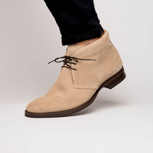Zelli Italia Zelli Italia 46-592-SND MARCO Suede Calfskin Chukka Boot Sand