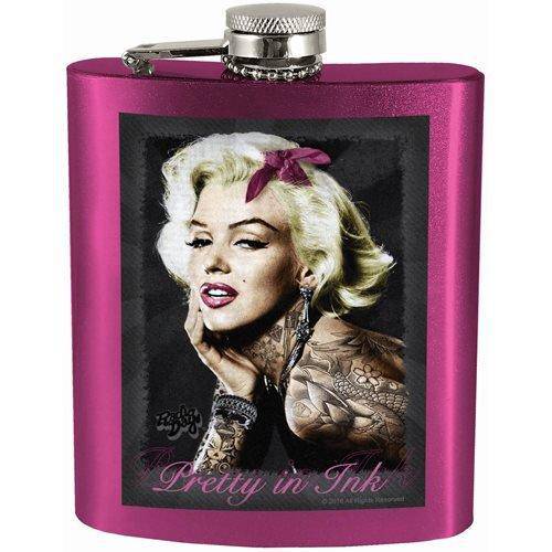 ToyShnip ToyShnip Marilyn Monroe Pretty in Ink 7oz. Hip Flask