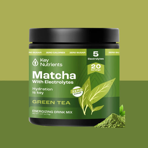 Matcha Powder with Electrolytes Key Nutrients
