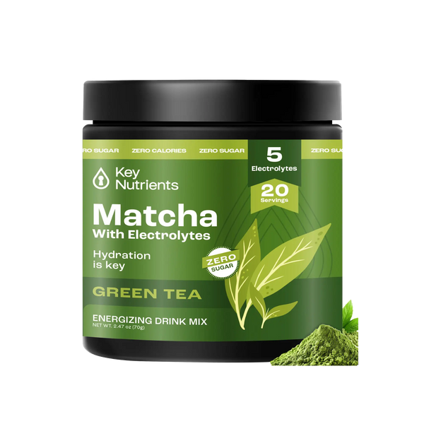 Matcha Powder with Electrolytes Key Nutrients