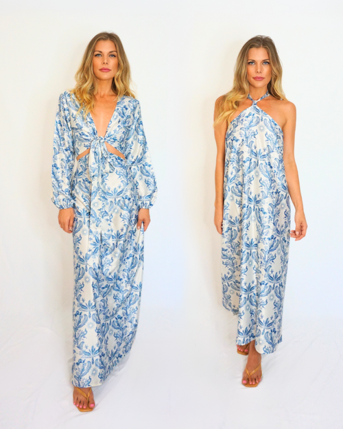 Baliawear Baliawear Attachable Skirt to Dress - French Toile