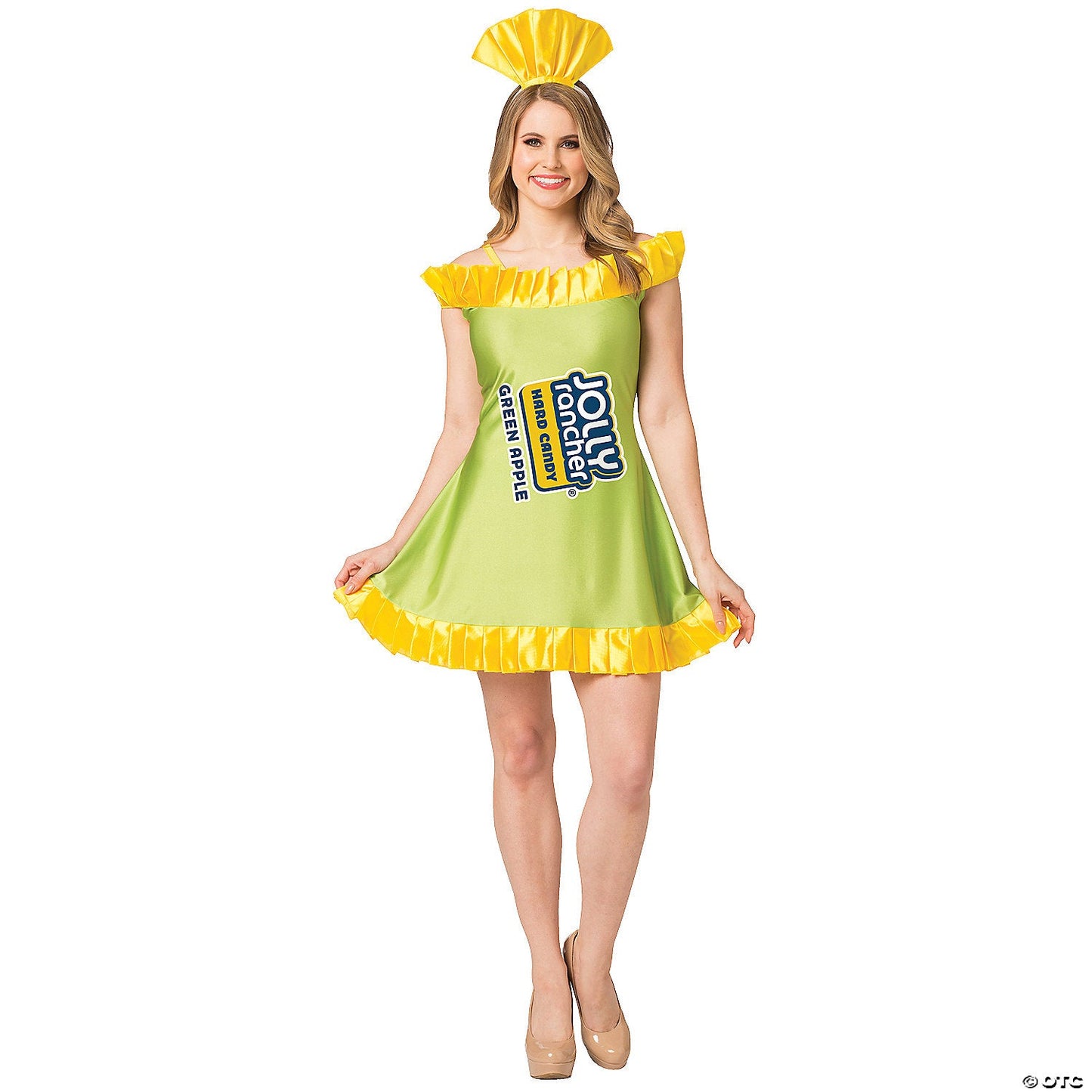 Women's Green Apple Jolly Rancher Costume Sm/Md 2-8