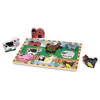 ToyShnip ToyShnip Melissa & Doug - Farm Chunky Puzzle