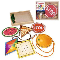 ToyShnip ToyShnip Melissa & Doug - Lace and Trace Shapes