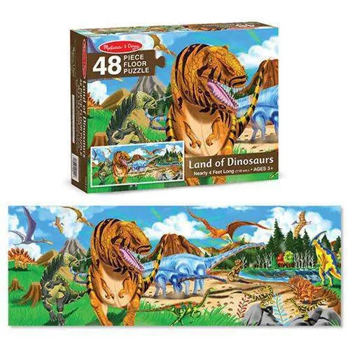 ToyShnip ToyShnip Melissa & Doug- Land of Dinosaur Floor Puzzle