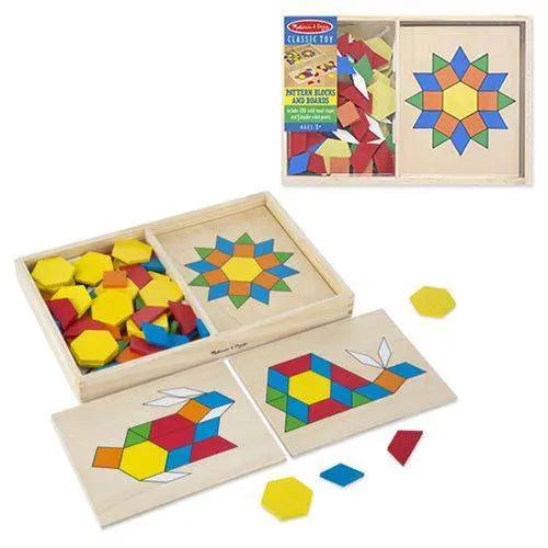 ToyShnip ToyShnip Melissa & Doug - Pattern Blocks And Boards
