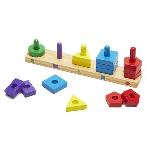 ToyShnip ToyShnip Melissa & Doug - Stack & Sort Board
