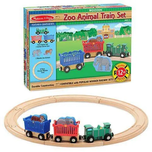 ToyShnip ToyShnip Melissa & Doug - Zoo Animal Train Set