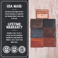 Men's Slim Front Pocket Wallet Main Street Forge