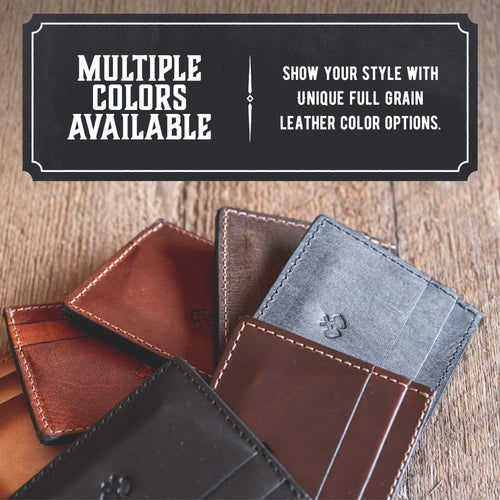 Men's Slim Front Pocket Wallet Main Street Forge