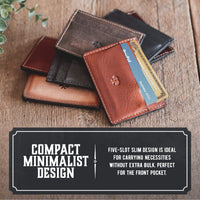 Men's Slim Front Pocket Wallet Main Street Forge