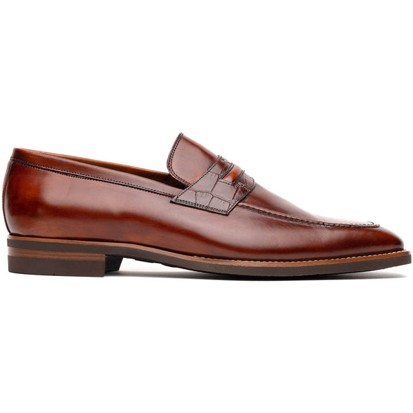 Zelli Italia Zelli Italia 15-703-CGN MEO Hand Burnished Loafers Cognac