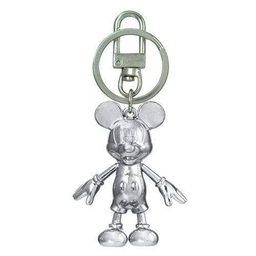 ToyShnip Mickey Mouse April Diamond Pewter Dangle Key Chain