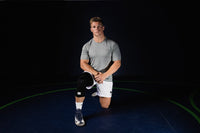 Mid-Length Padded Knee Sleeve - Black Cumulus Sport