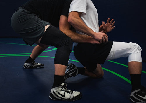 Mid-Length Padded Knee Sleeve - Black Cumulus Sport