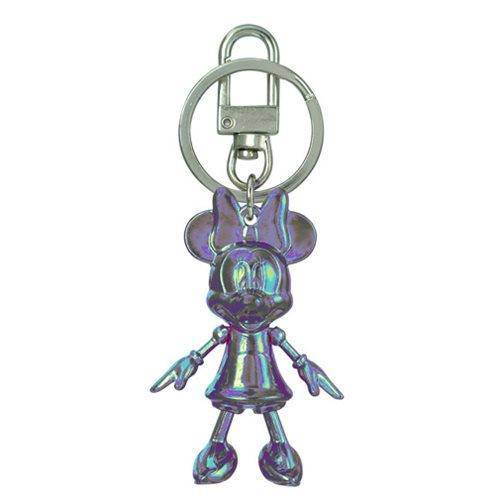 ToyShnip ToyShnip Minnie Mouse October Opal Pewter Dangle Key Chain