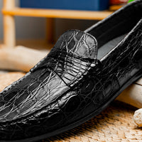 Zelli Italia Zelli Italia 31-103-BKM MONZA Crocodile Driver, Black