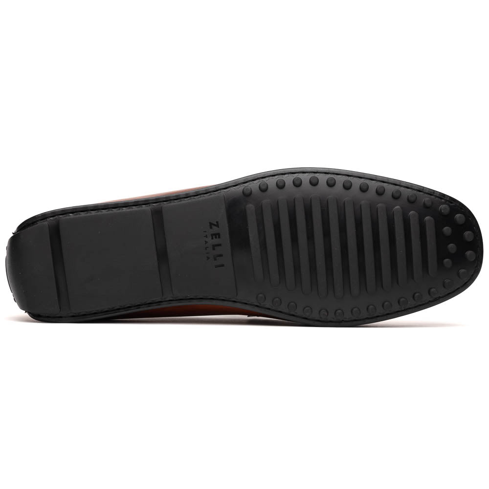 Zelli Italia 35-115-CGN MONZA Hand Burnished Italian Calfskin Driving Loafers
