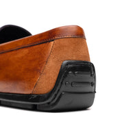 Zelli Italia 35-115-CGN MONZA Hand Burnished Italian Calfskin Driving Loafers