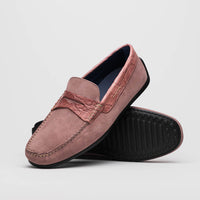 Zelli Italia 31-160-CDY MONZA Sueded Calfskin with Crocodile Driver Candy