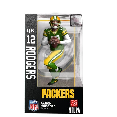 ToyShnip NFL Series 3 Green Bay Packers Aaron Rodgers Action Figure (Regular)