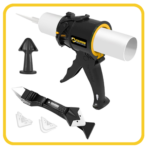 SILIGUN™ Classic Compact 4" Caulking Gun - Complete Kit SILIGUN™