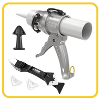SILIGUN™ PRO Compact 24:1 Caulking Gun - Complete Kit SILIGUN™