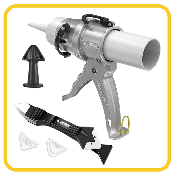 SILIGUN™ PRO Compact 24:1 Caulking Gun - Complete Kit SILIGUN™
