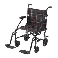 Fly Lite Ultra Lightweight Transport Wheelchair, Black RIO Medical Supplies