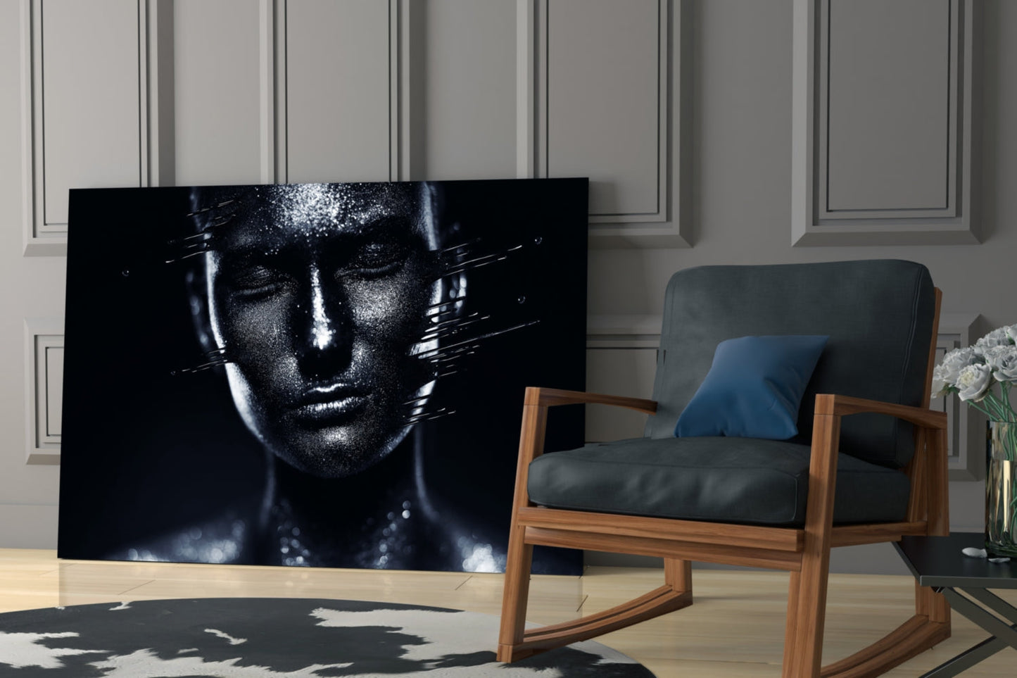 Insigneart USA Insigneart USA Female Portrait 35 Glass Wall Art