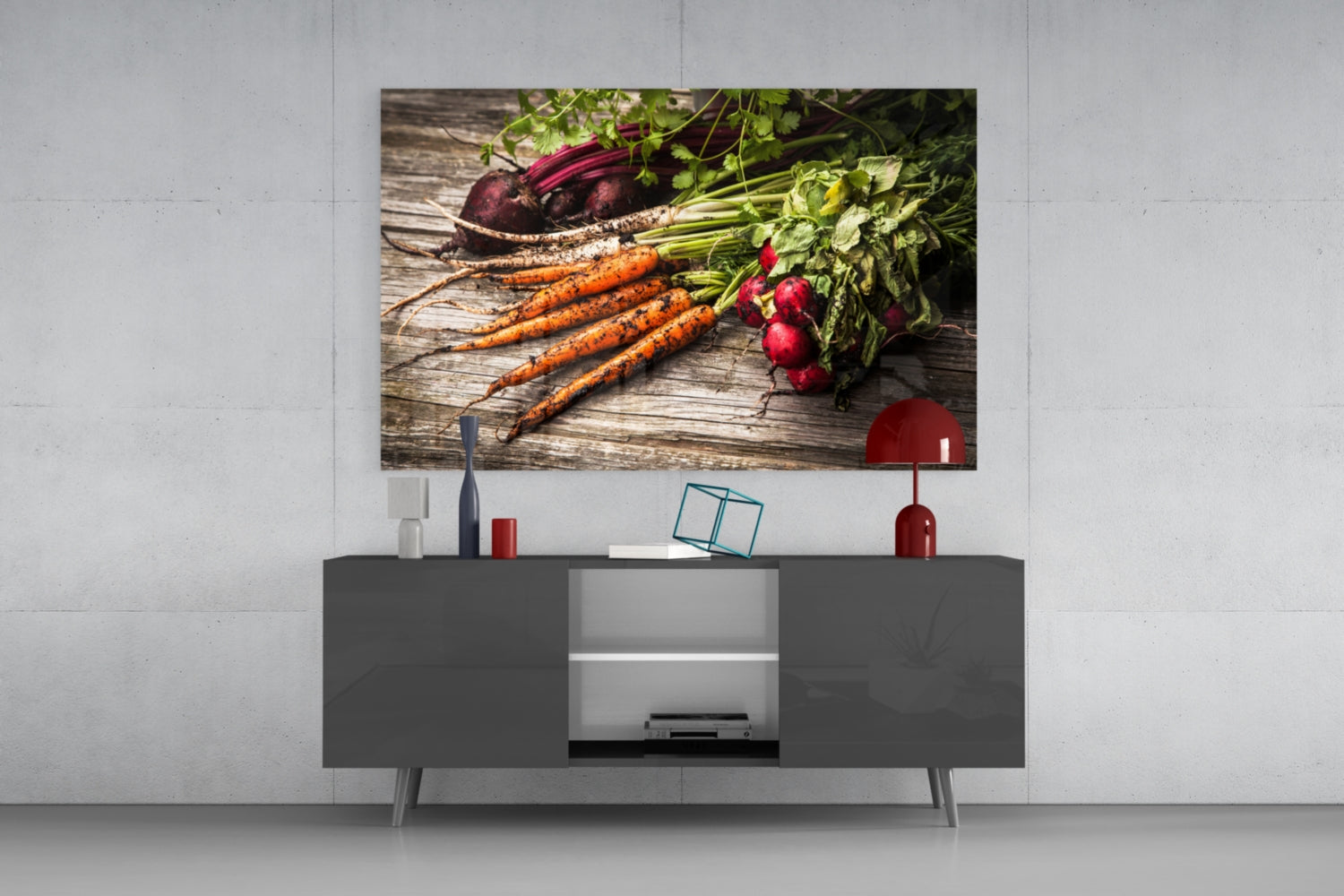 Insigneart USA Insigneart USA Carrot and Radish Glass Wall Art
