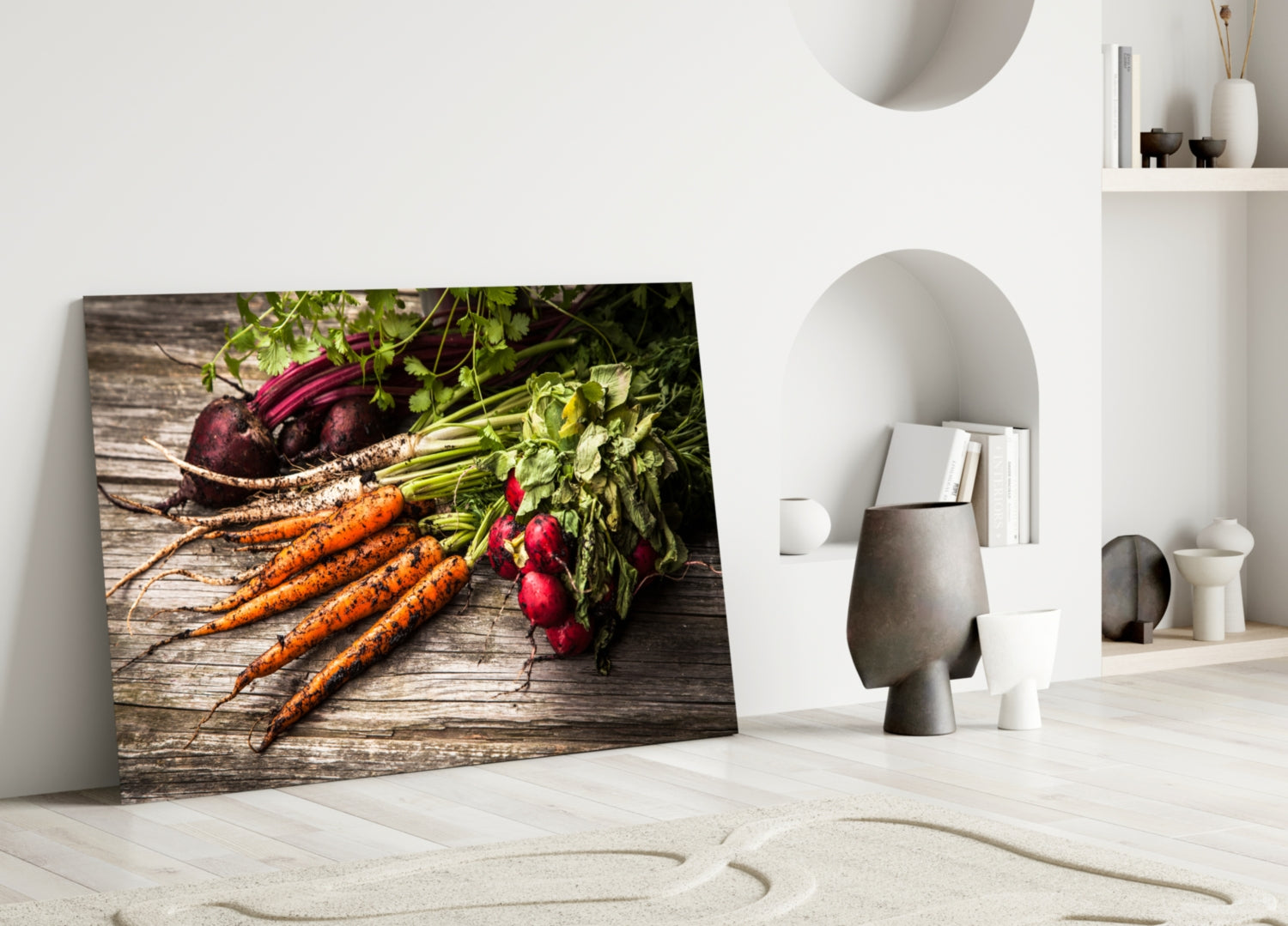 Insigneart USA Insigneart USA Carrot and Radish Glass Wall Art
