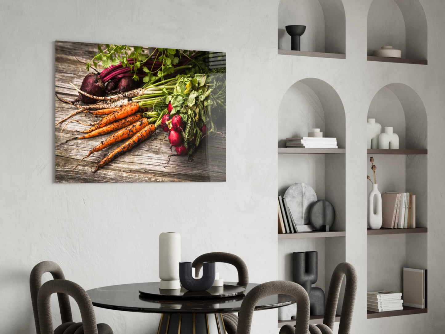 Insigneart USA Insigneart USA Carrot and Radish Glass Wall Art