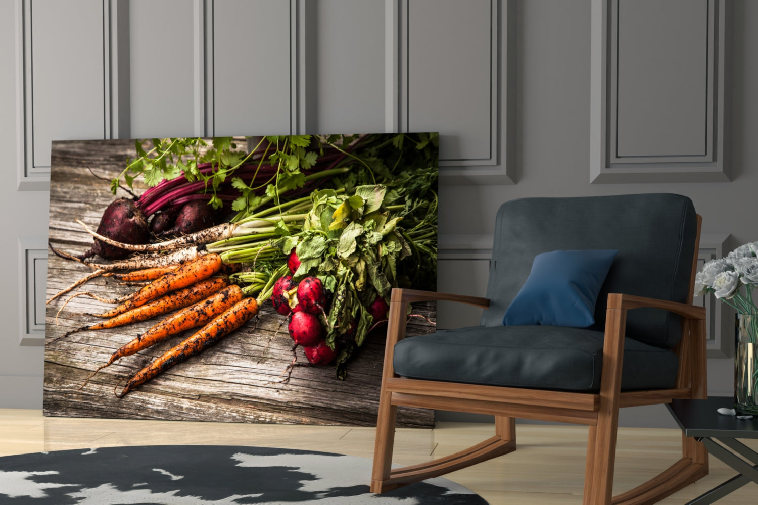 Insigneart USA Insigneart USA Carrot and Radish Glass Wall Art