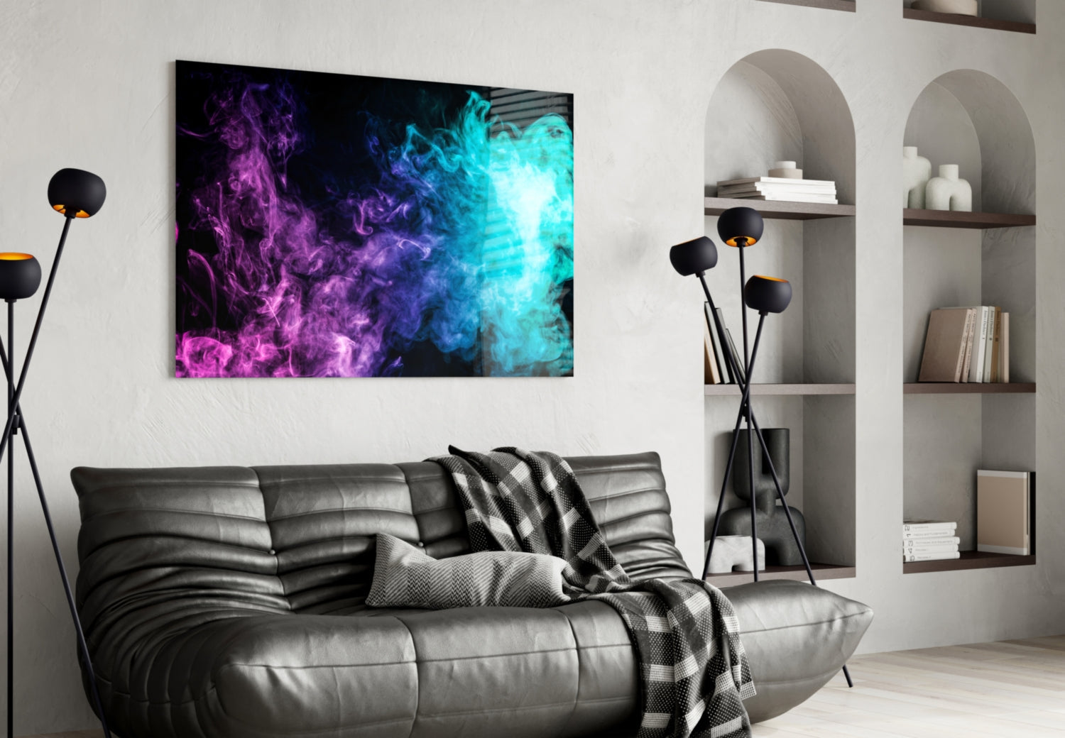 Insigneart USA Insigneart USA Colored Smoke Glass Wall Art