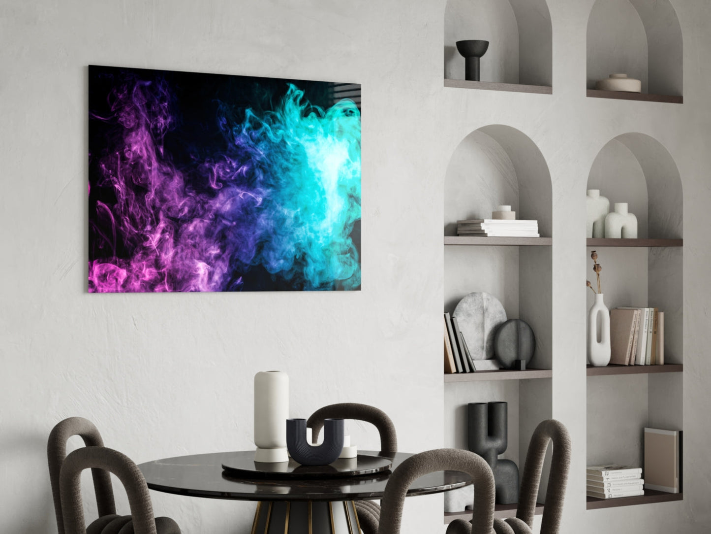 Insigneart USA Insigneart USA Colored Smoke Glass Wall Art