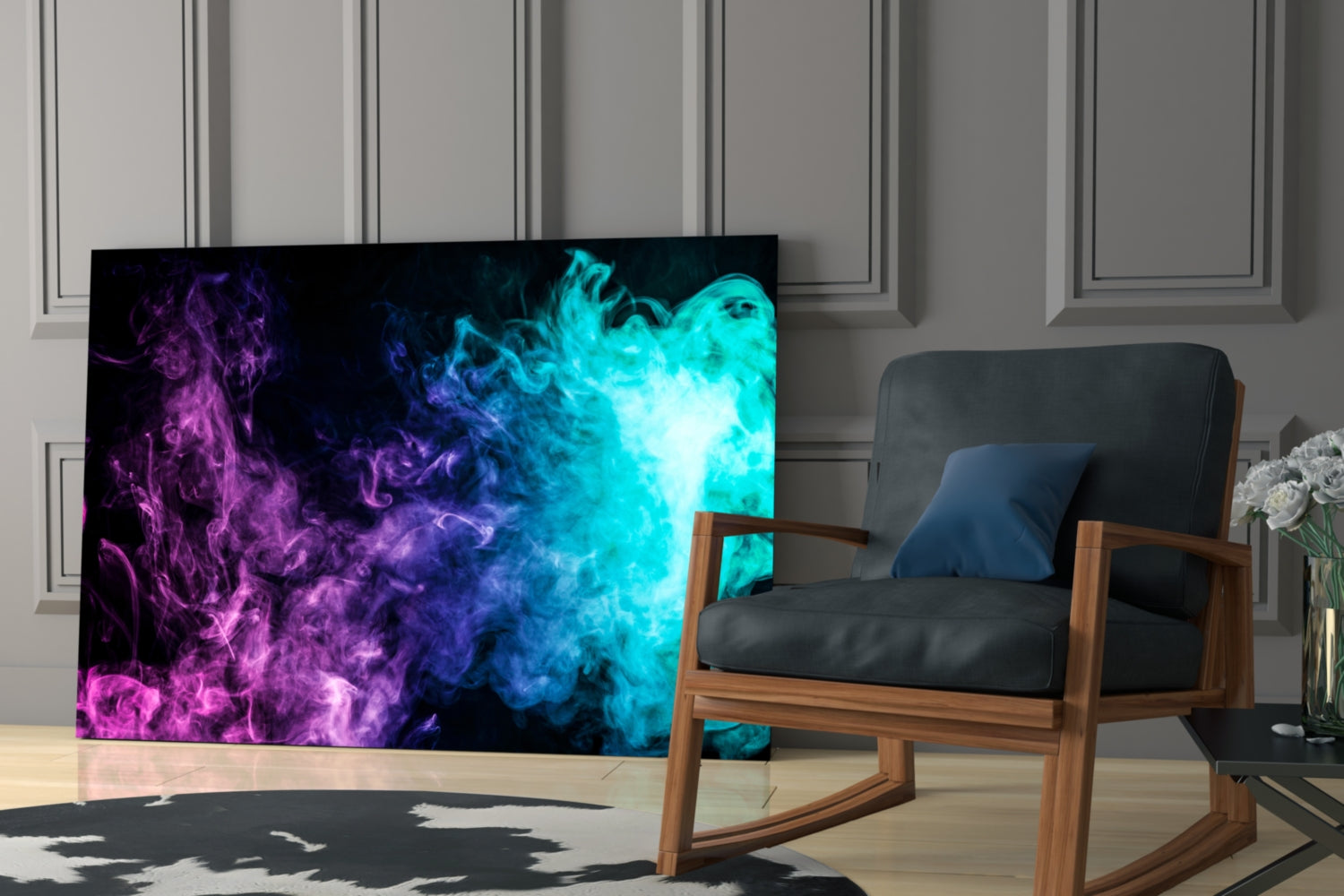 Insigneart USA Insigneart USA Colored Smoke Glass Wall Art
