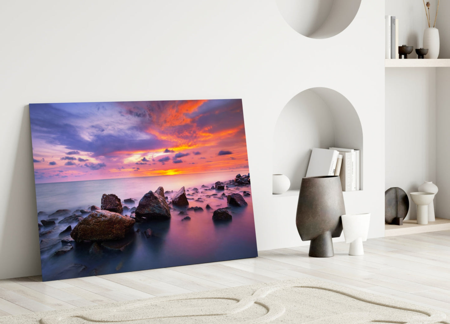 Insigneart USA Insigneart USA Sunset at Sea Glass Wall Art